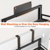 Aquzee Heavy Duty Pantry Door Organizer, 6-Tier Over the Door