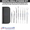 STELLMACHER 8 Pcs Dental kit, Dental Tools, Teeth Cleaning Tools,