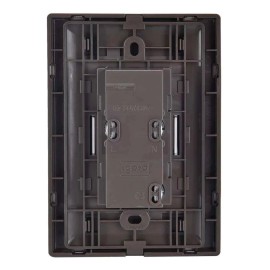 Placa Armada Contacto Duplex Inox1001 Igoto Plata 10pz