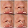 BodyBonita Hinge CZ Septum Piercing 316L Stainless Steel Nose Ring