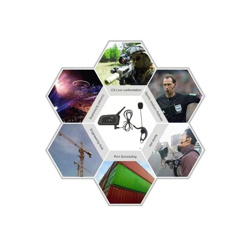 Soccer Soccer Referee Intercom Microphone Headset V6 / V4 /
