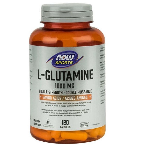 Now Sports L-Glutamine 1000mg 120 capsules