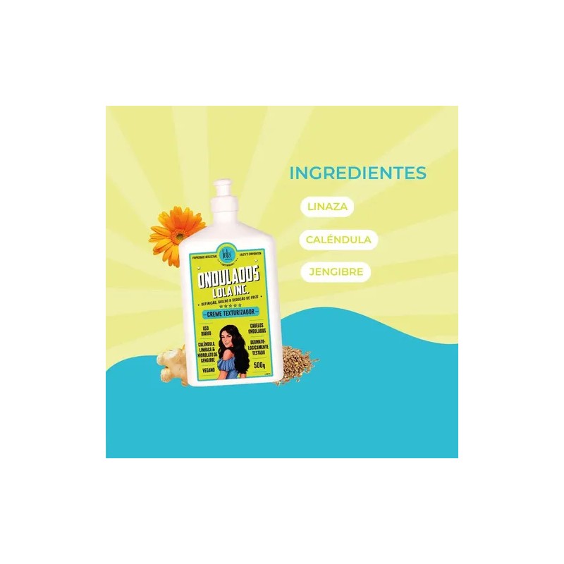 Crema Texturizadora Ondulados Lola Cosmetics 500 Ml