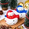 Jar Resin Molds with Lid Snowman Shape Silicone Mold for