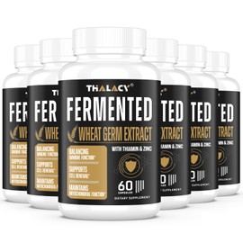 Spermidine Supplements 13mg - 1300mg Wheat Germ Extract Capsules Potent Formula with Higher Spermidine Content and Zinc for Healthy Aging, Daily Immune System and Cell Renewal (6 Pack)