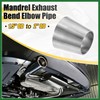 Motoforti Car Mandrel Exhaust Bend Elbow Pipe 304 Stainless Steel