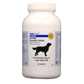 Pala Tech Pala-Tech, F/A Plus Chew Tabs, Large Dog, 60 Count