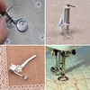 4Pcs Large Metal Darning, Free Motion Sewing Machine Presser Foot,