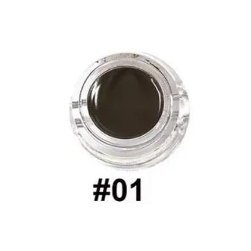 Saniye Sombra y Gel Pomada Para Cejas Cepillo Incluido Long