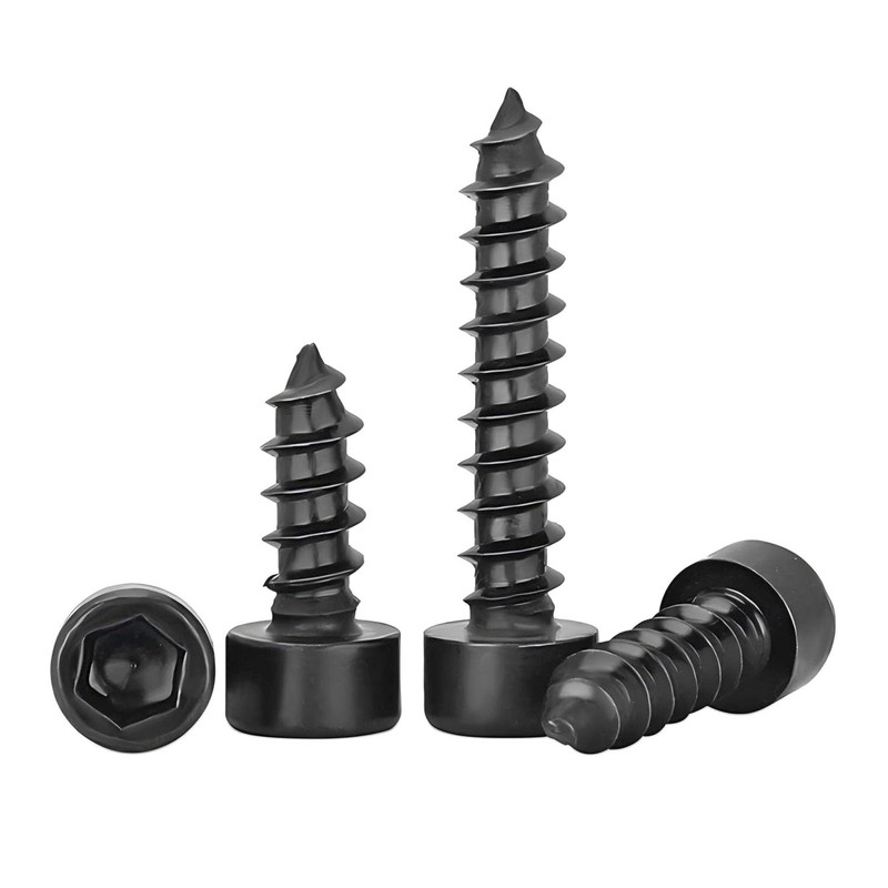 Qrity Pack of 20 Cylindrical Screws with Hexagon Socket, M3