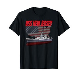 WW2 Battleship USS New Jersey BB-62 World War 2 Ship Boys T-Shirt