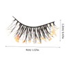 SAFIGLE 3 Pairs Glitter Fake Eyelashes for Women Natural False