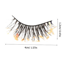 SAFIGLE 3 Pairs Glitter Fake Eyelashes for Women Natural False Lashes for Performance Special Occasions Lightweight Extensions for Parties Weddings and More