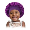H A C Satin Bonnet for Girls - Elegant Wide