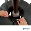 Gravipod MAX 21" Round Umbrella Base Weight, 10" Opening for