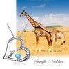 TANGPOET Giraffe Gifts for Women 925 Oxidized Sterling Silver 2