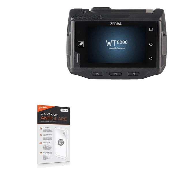 BoxWave Screen Protector Compatible with Zebra WT6000 - ClearTouch Anti-Glare
