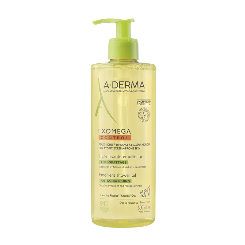 A-DERMA Exomega Control Aceite de Ducha Piel Atópica Muy Seca,