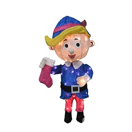 Rudolph the Red Nosed Reindeer Christmas 24" 3D HERMEY The Dentist Outdoor Indoor Holiday Decoration from (Large Version)