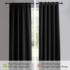 PONY DANCE Blackout Curtains 72 inch Long - Solid Rod