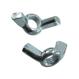 10/32 Zinc Plated Cold Forged Wing Nuts (Pack of 12)