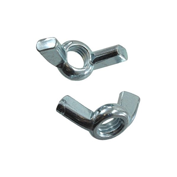 10/32 Zinc Plated Cold Forged Wing Nuts (Pack of 12)