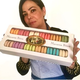 French Macarons Gift Box - 24 Assorted Flavors, Freshly Baked European Macaron Cookies | Premium Variety Pack, Fine Dessert Treats, Birthday, Holiday, Mother's Day, Valentine's Day Gifts | Gourmet Macaroons, Luxury French Pastries, Exquisite Confectioner