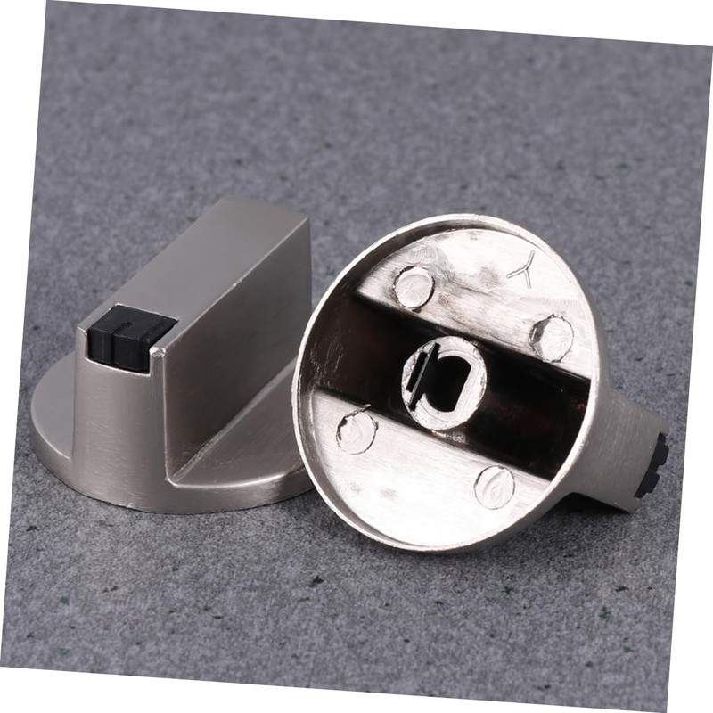 Tofficu 4Pcs Gas Stove Knobs Replacement Metal Switch Control Knobs