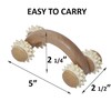 EVIDECO French Home Goods Wellness Wooden Body Massager Wheel 4