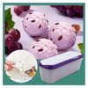 KiRYu Purple Lavender Long Thin Luxail Ice Cream Container, 1.5