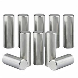 Boxonly 10 PCS M4x32mm Dowel Pins 304 Stainless Steel Cylindrical Pin Pegs Support Shelves Fasten Elements GB119 Fixed Pin Shaft
