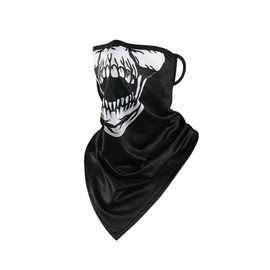 Neck Gaiter Face Mask with Ear Loops Cooling Sun Protection Scarf Mask Bandana Balaclava for Women Men Outdoors Sports Motorcycle Cycling Running