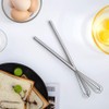 TAFOND Kitchen Mini Whisks Acero Inoxidable, Batidor de Huevos Batidor