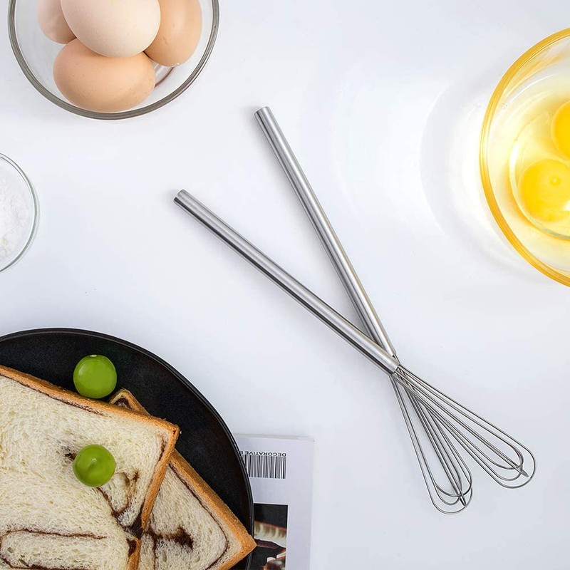 TAFOND Kitchen Mini Whisks Acero Inoxidable, Batidor de Huevos Batidor