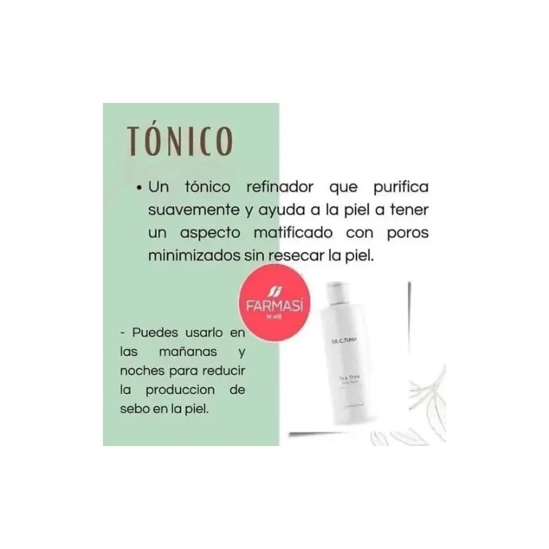 Tónico Facial Dr C Tuna Tea Tree Control Grasa/mixta 125