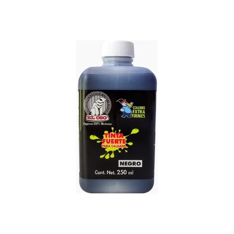 Tinta El Oso Fuerte 250ml, Negro