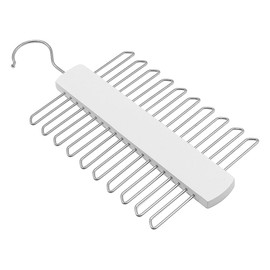 POFET Wooden tie rack, 360° rotating tie rack, wardrobe tie rack, ties, belts, scarves, accessories, etc.