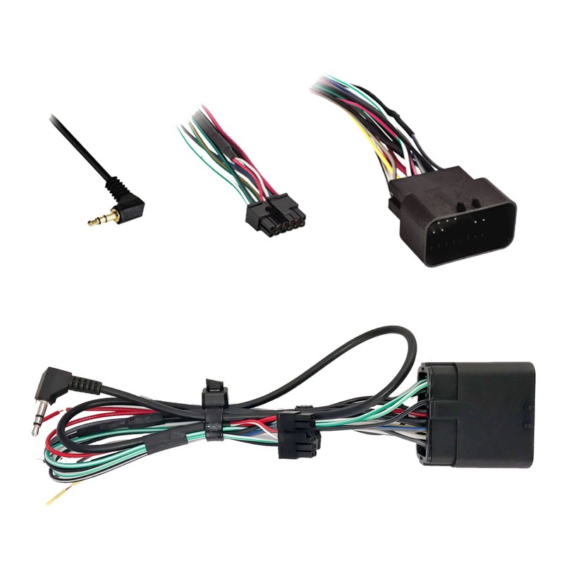 Enrock EHDRAB98-13 Harley Davidson Single-DIN Stereo Installation Kit Fits 1998-2013