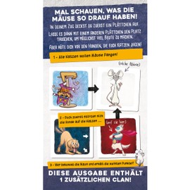 HUCH! Pocket Cats Family Game for 2 Players from 8 Years