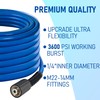 Hourleey Pressure Washer Hose 50 FT, 3600 PSI Flexible Kink