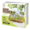 Set of 2 Clear Plastic Bird Window Feeder with 3