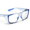 TOREGE Stylish Safety Glasses For Men, Clear Safety Goggles With