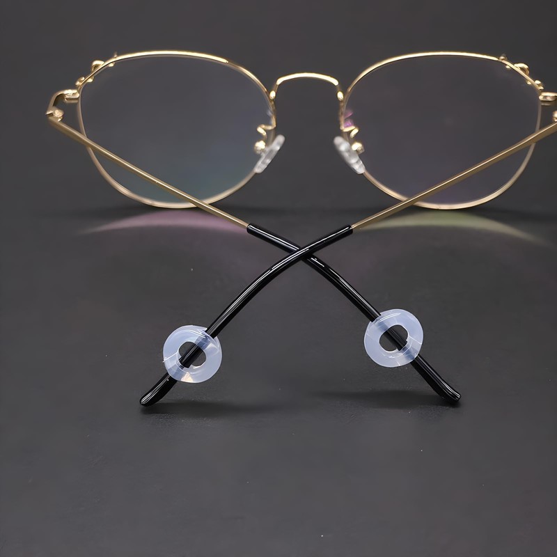 AB Max Glasses Ear Grips - Black and White Ring