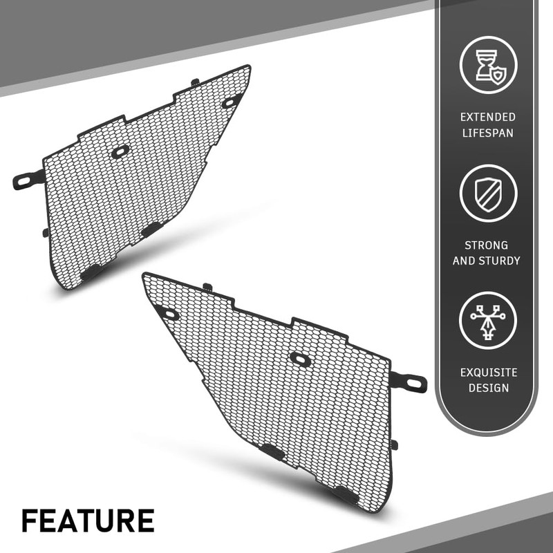 LQI Front Radiator Guard Grille Grill Covers Compatible with Chevy