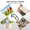 Handrails for Outdoor Steps ，22.8" Stair Railing Indoor1-3 Step, U-Shaped