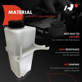 A-Premium Power Steering Reservoir/Tank with Cap Compatible with Ram ProMaster 1500 2500 3500 2014-2023