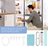 Realjoy 11 Pcs Fridge Drain Hole Cleaning Tool,Reusable Fridge Dredger