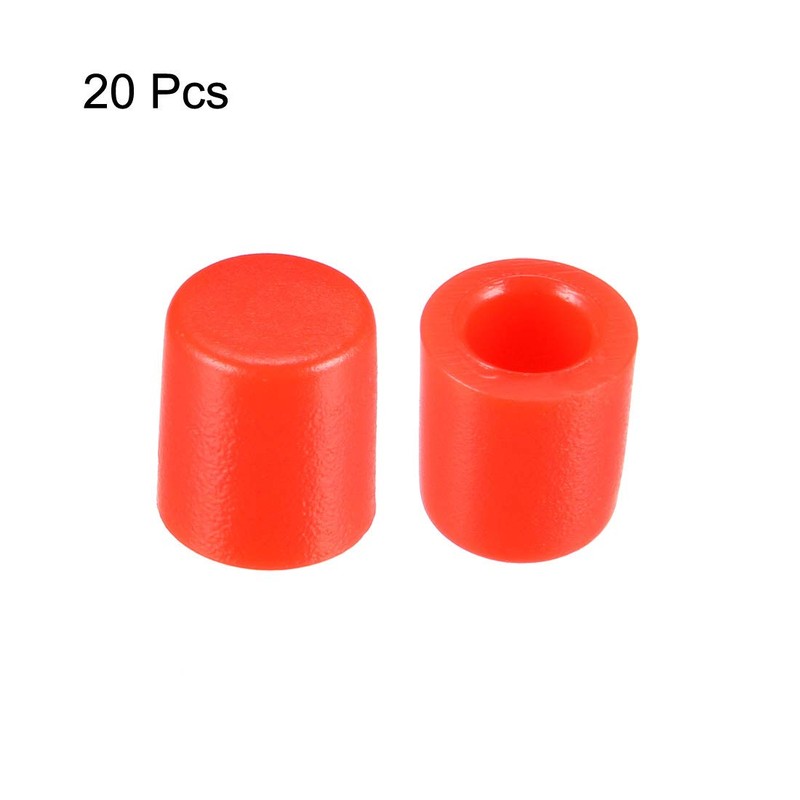 sourcing map 20pcs Tactile Push Button Switch Caps 3.3mm Hole