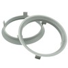 4x Centring Rings 70.1 x 66.6/70.1 to 66.6 Grey Compatible