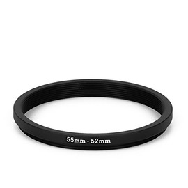 55 mm - 52 mm Filter Adapter Step-Down Adapter Filter Adapter Step Down 55-52